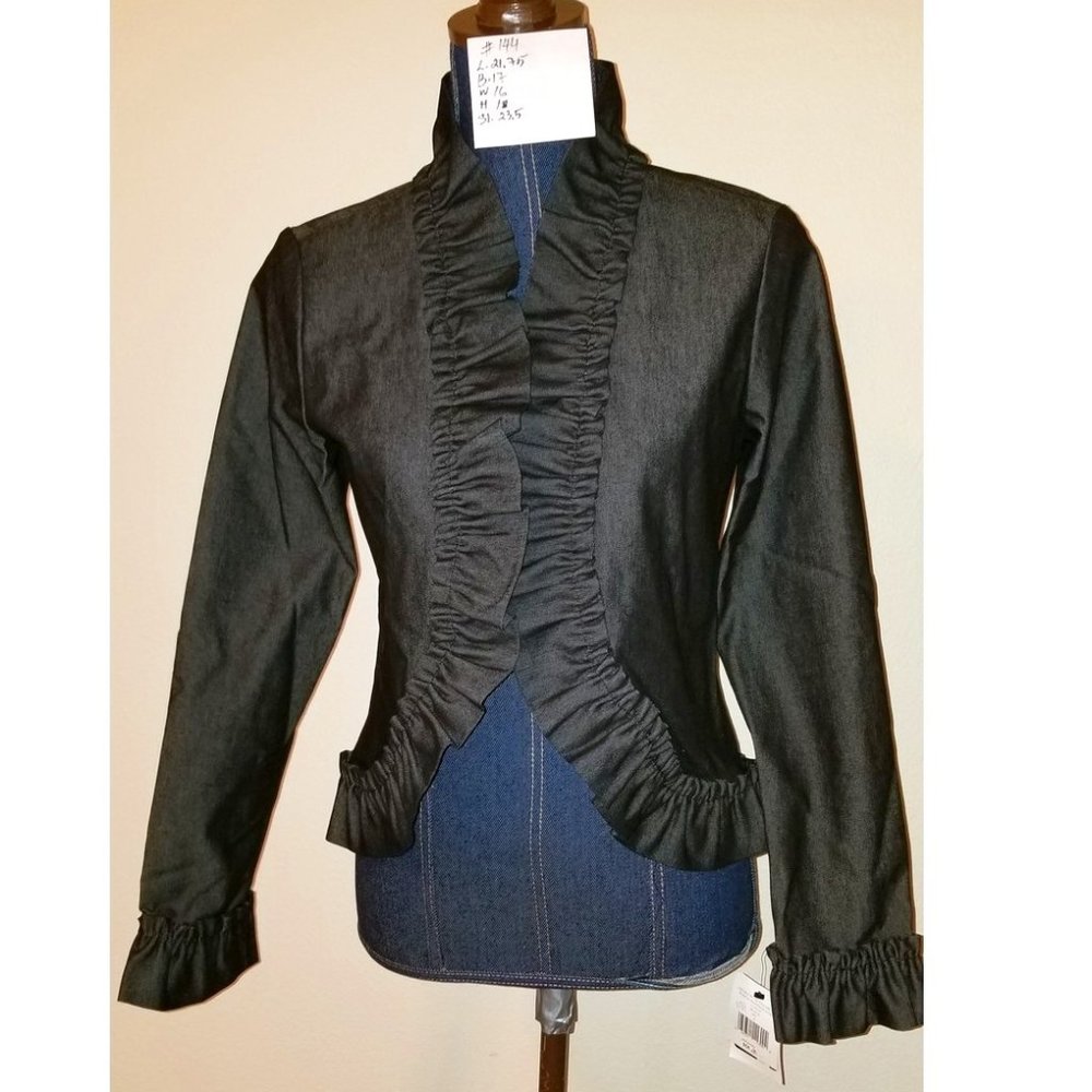 ✅144 NWT 4 Nicole by Michelle Miller denim jacket